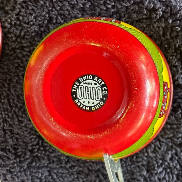 Vintage Jack and Jill Litho Collectible Tea Set from the Ohio Art Tin Company - Picture 8 of 9